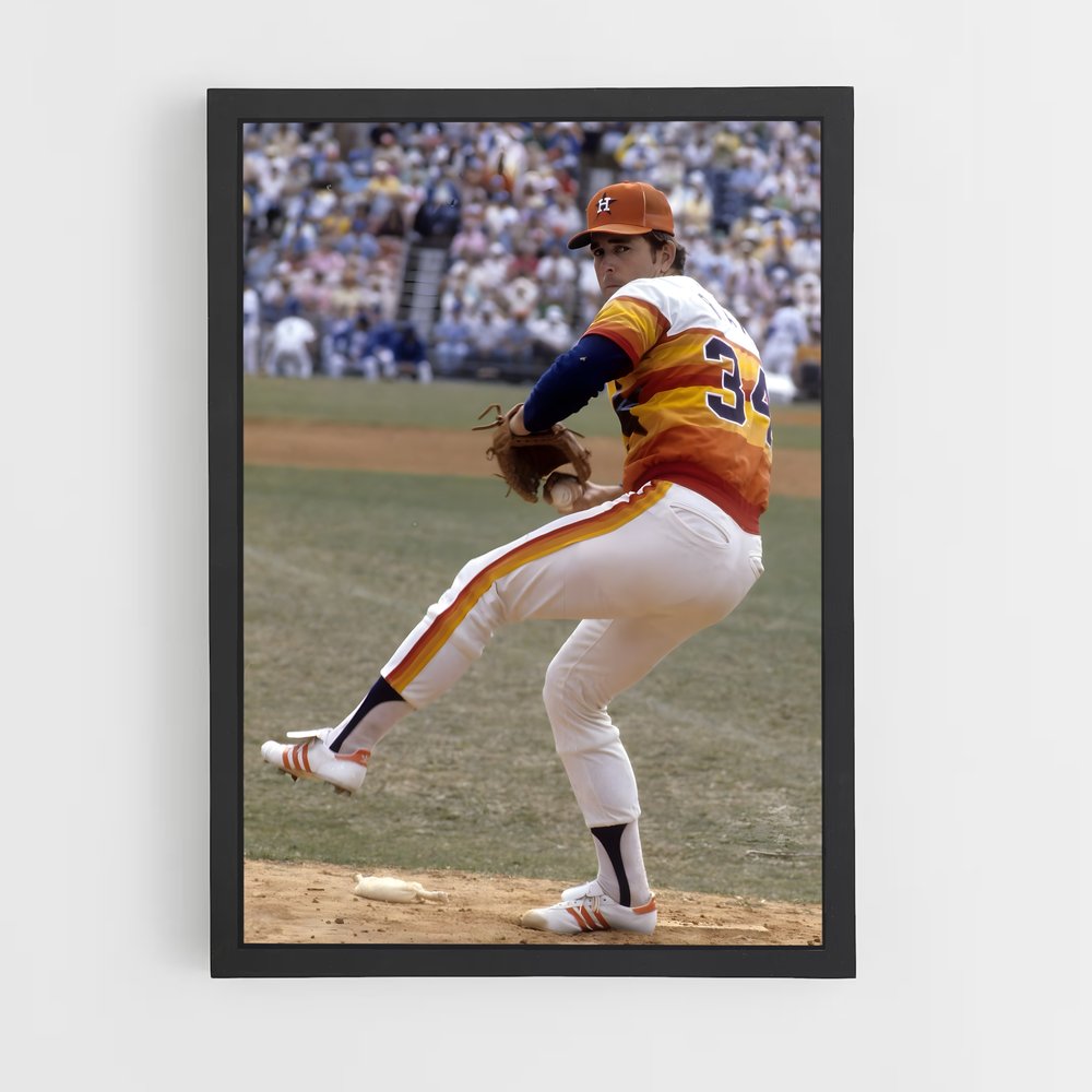 Poster Nolan de ryan – affiche Baseball (vue 2)